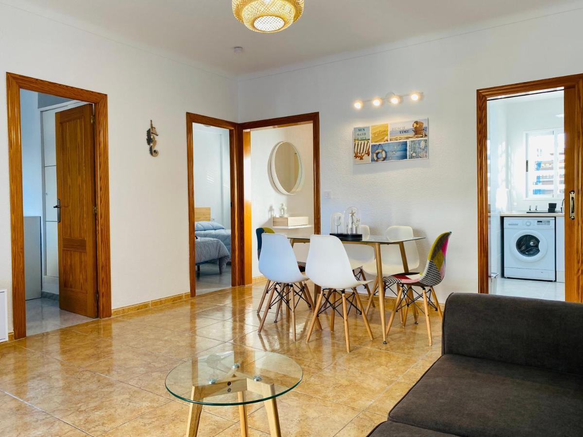 Amplio Apartamento Con Vistas Al Mar, Parking Y Wifi Alicante Esterno foto
